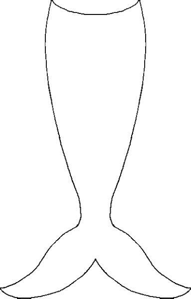 Simple Mermaid Tail Coloring Page | K5 Worksheets | Mermaid coloring