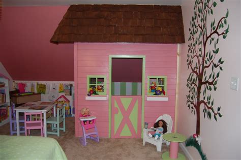 This Is A Built In Playhouse We Made In Our Little Girls Room Kids