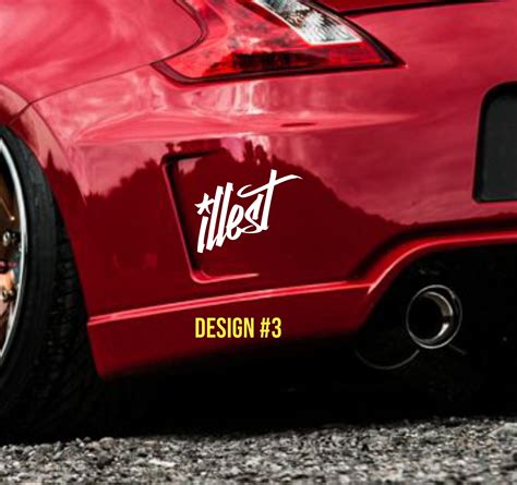 Dope Illest Car Decal Dope Sticker Illest Decal Car Window Etsy