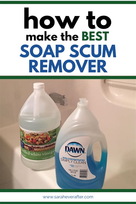This homemade shower cleaner is natural, easy to make, and effective! The BEST Homemade Soap Scum Remover | Recipe in 2020 ...