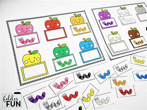 Matching Games For Toddlers File Folder Fun