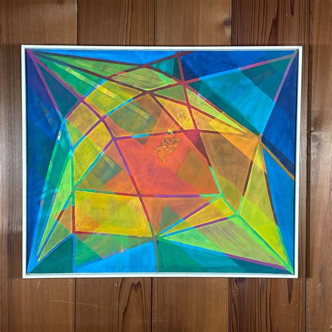 Colorful Geometric Abstract Painting