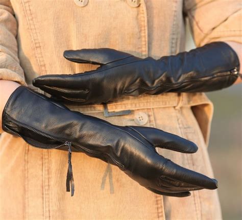 2013 New Warmen Women S Sheepskin Genuine Leather Winter Fashion Long Gloves In Women S Gloves