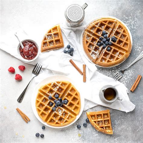 Crispy Belgian Waffles Recipe Cooking Lsl