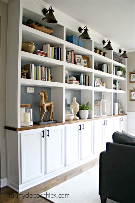 Diy Built In Bookcases