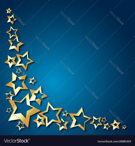 Gold Stars For Congratulations Royalty Free Vector Image