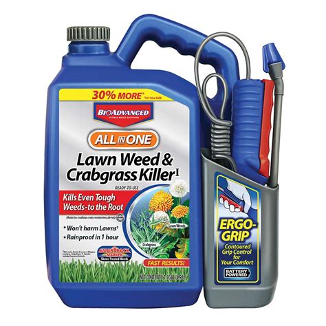 Buy Bioadvanced All In One Lawn Weed Crabgrass Killer Ready To Use