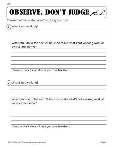 10 Cognitive Distortions Worksheets For Therapy