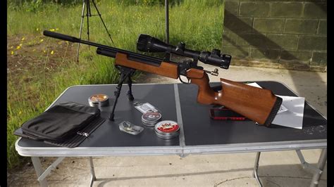 107 Yard Extreme Bench Rest Shooting With Sub 12 Ft Lbs Air Rifle Youtube