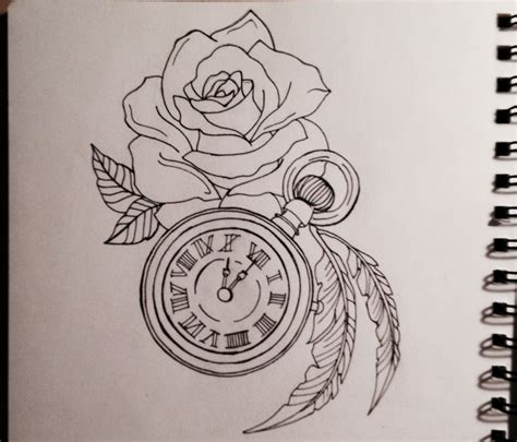 Share 80 Sketch Broken Clock Tattoo Drawing Thtantai2