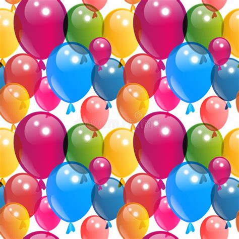 Many Colored Balloons Festive Mood Beautiful Pattern From Colored