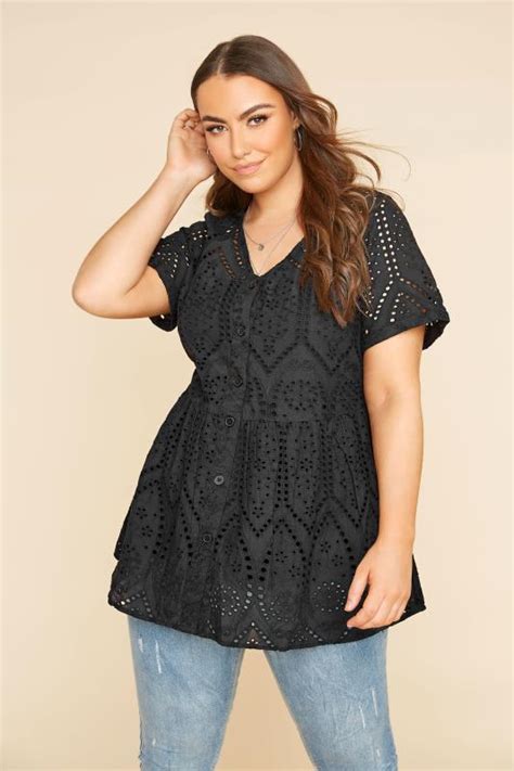 Plus Size Lace Tops Black Lace Top Yours Clothing Yours Clothing
