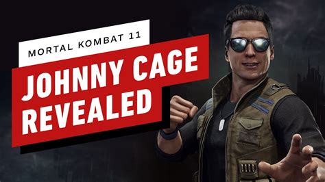 Mortal Kombat Johnny Cage Reveal Trailer Youtube