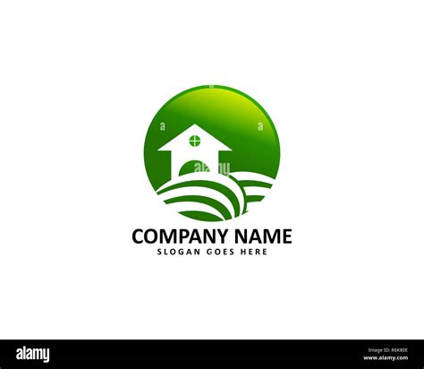 Farm House Logo Stock Photo Alamy