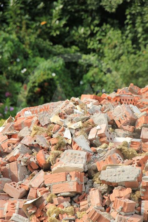 Broken Bricks On Constructi By Porto Sabbia Mostphotos