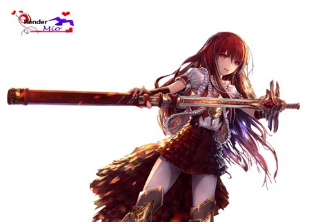 Render Girl Sword By Mioa 1 On Deviantart