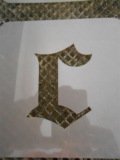 Old English Lowercase 3 Inch Stencil Set Etsy