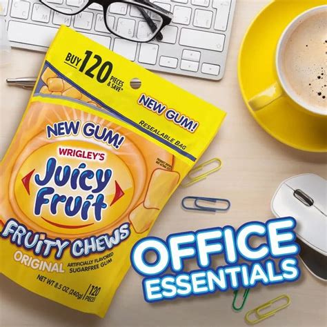 Juicy Fruit Chewing Gum Value Pack 120 Ct Bulk Gum Bag Ebay