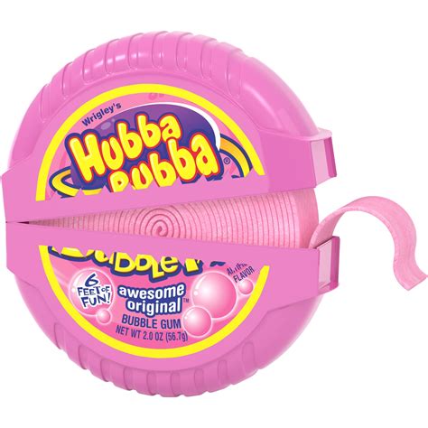 hubba bubba awesome original bubble gum tape 2 ounce pack of 6 buy online in uae grocery