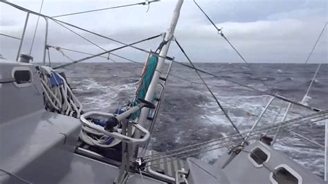 Single Handed Sailing To Antarctica Entering The Drake Passage Youtube