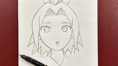 Anime Drawing How To Draw Kid Sakura Step By Step Easy Youtube