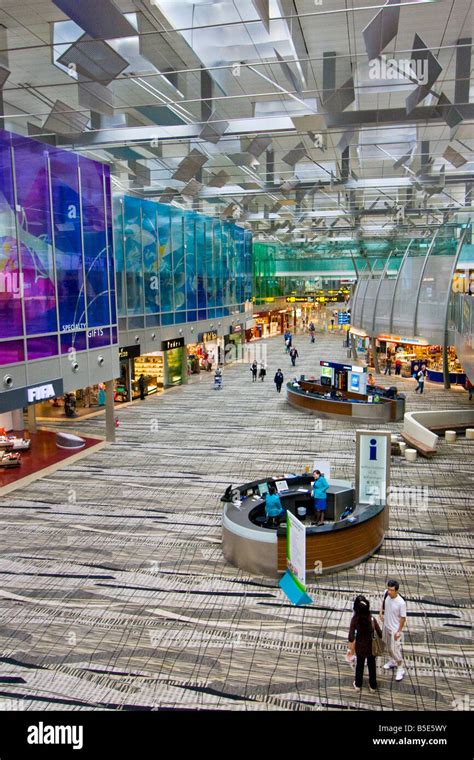 Terminal In Singapore Changi Airport Hi Res Stock Photography And