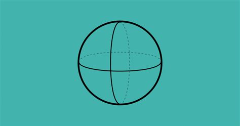 Esfera Partes Área E Volume Matemática Básica