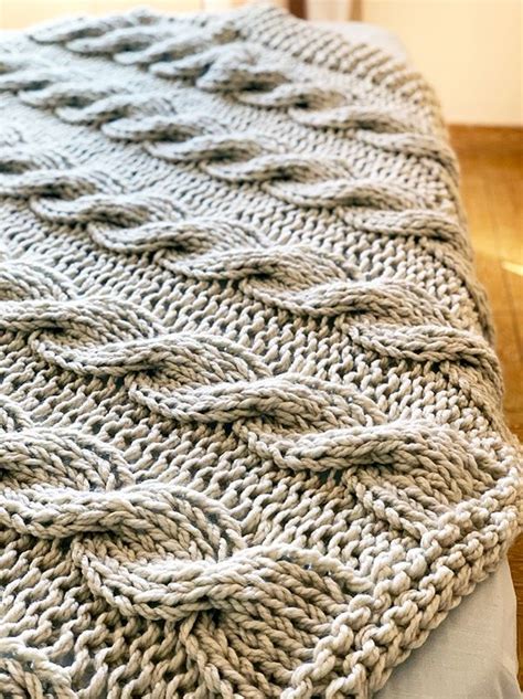 Chunky Cable Knit Blanket Pattern Free Easy Throw Knit Throw Blanket Pattern Knitting