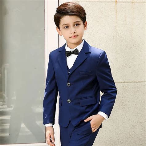 Boys Suits For Weddings Blue Kids Prom Suits Wedding Suits Kids Tuexdo