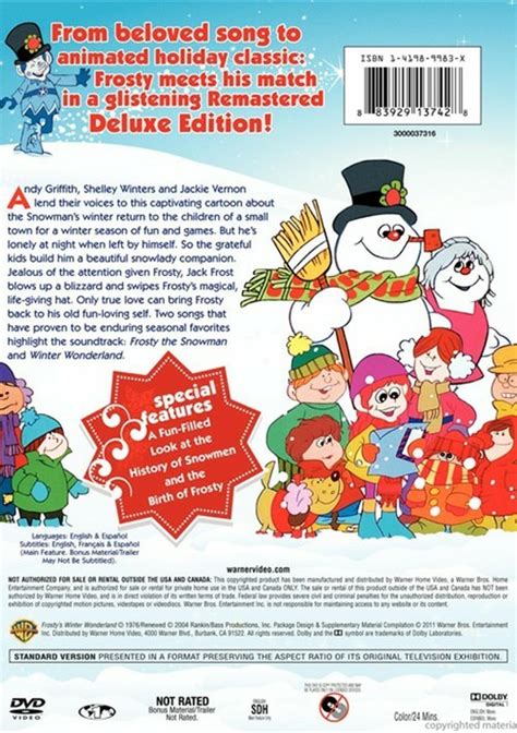 Frostys Winter Wonderland Deluxe Edition Dvd 1976 Dvd Empire