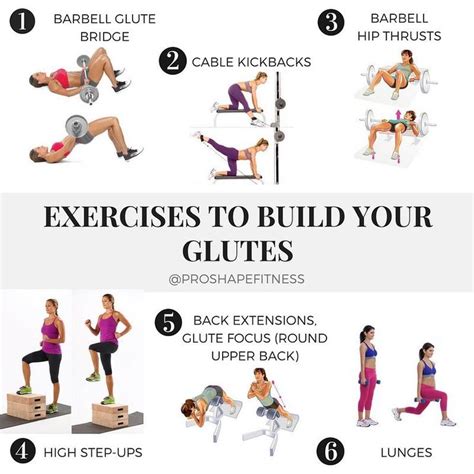 Looking For Some Exercises To Build Your Glutes 🍑 ⬇️ Here Are Some
