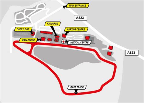 Knockhill Circuit Map Scotlands National Motorsport Centre