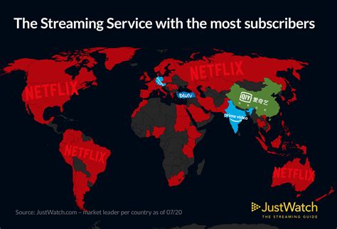Netflix Dominates Worldwide Streaming Markets Streambly