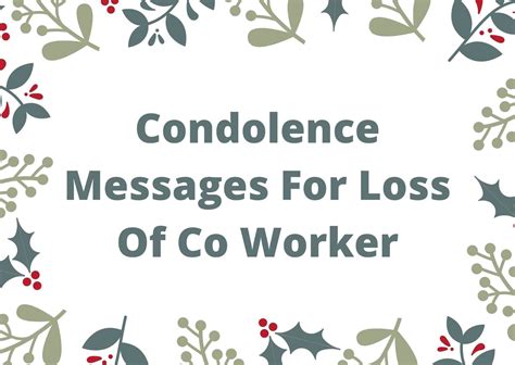 100 Messages Of Condolences For Loss Of Co Worker Apk4f