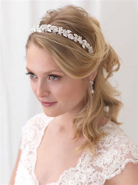 Swarovski Crystal Bridal Headband Crystal Wedding Headband Etsy