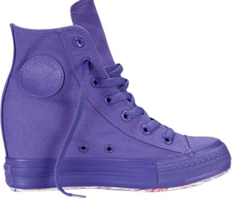 Buy Wmns Chuck Taylor Platform Plus Wedge Hi Purple 542432 Goat