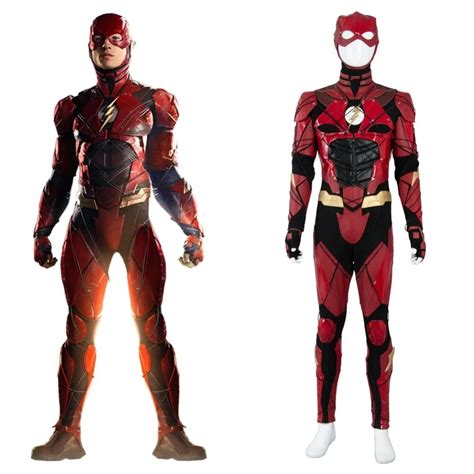 The Flash Cosplay Costume Barry Allen Costume Justice League 2017 Barry Allen Ezra Miller