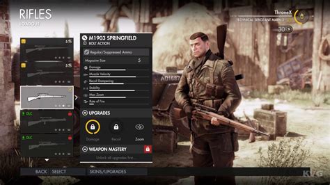 Sniper Elite 4 All Weapons Shown Hd 1080p60fps Youtube