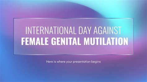 international day against female genital mutilation