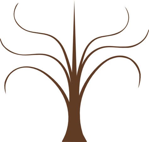 Tree With Three Branches Clipart Best