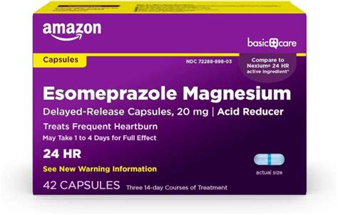 Amazon Basic Care Esomeprazole Magnesium Delayed Release