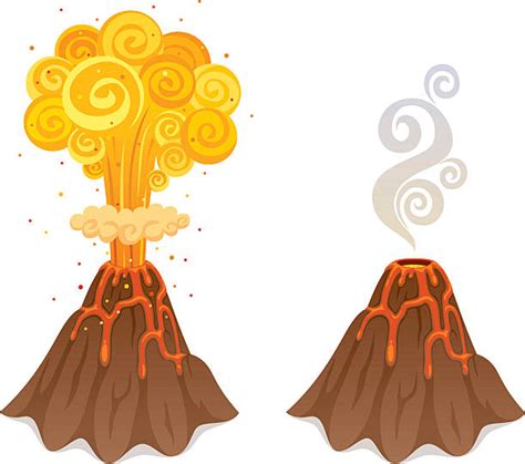 Royalty Free Active Volcano Clip Art Vector Images And Illustrations