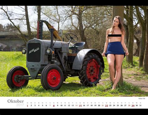 OCTOBER Calendar 2017 Naked Farm Girls Pictures Pics Express Co Uk