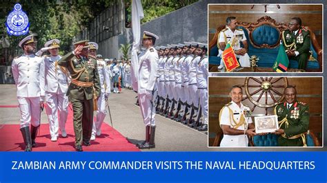 Zambian Army Commander Visits The Naval Headquarters Youtube