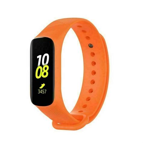 Samsung Galaxy Fit E Siliconen Bandje Oranje Smartwatchbandennl