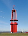 Mining lamp memorial, Moers, Germany http://en.wikipedia.org/wiki/Halde ...