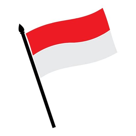 Premium Vector Indonesian Flag Icon Vector Illustration Symbol Design