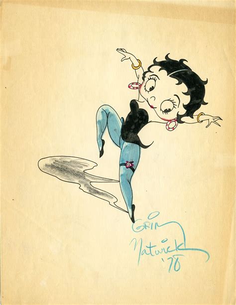 Betty Boop Drawing By The Man Who Designed Her Grim Natwick Vine Tattoos Small Tattoos
