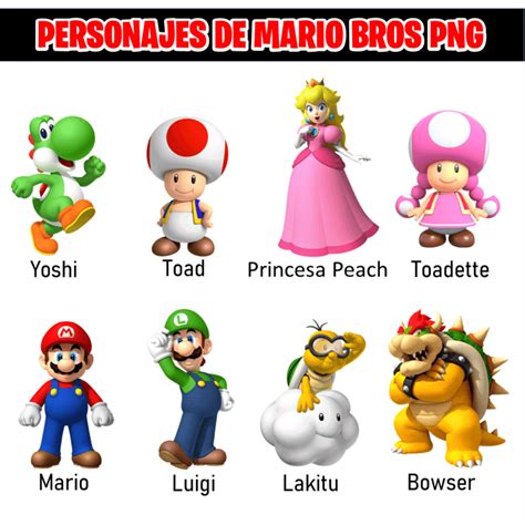 Lista 104 Foto Imágenes De Los Personajes De Mario Bros Alta