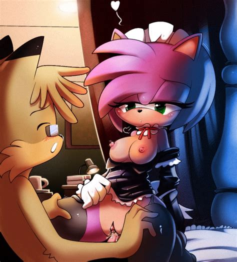 Rule 34 Amy Rose Anthro Blush Breasts Clitoris Exposed Breasts